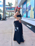 Women Summer Printed Sexy Maxi Dress