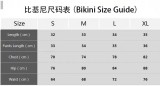 Women Applique Swimsuit Two Piece