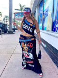 Women Summer Printed Sexy Maxi Dress