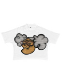 Women hip-hop fun printed short-sleeved T-shirt