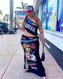 Women Summer Printed Sexy Maxi Dress