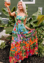 Women Holidays Beach Print One-Piece Swimsuit Two Piece Women Holidays Beach Print One-Piece Swimsuit Two Piece