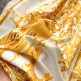 Women French Suspender Printed Strapless Dress