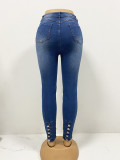Women Spring Stretchy Denim Pants