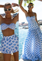 Women Heart Print Print Two Pieces Swimsuit Women Heart Print Print Two Pieces Swimsuit
