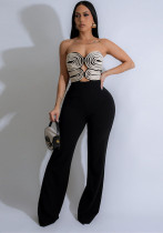 Women Strapless Backless Party Jumpsuit
