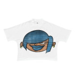Women hip-hop fun printed short-sleeved T-shirt