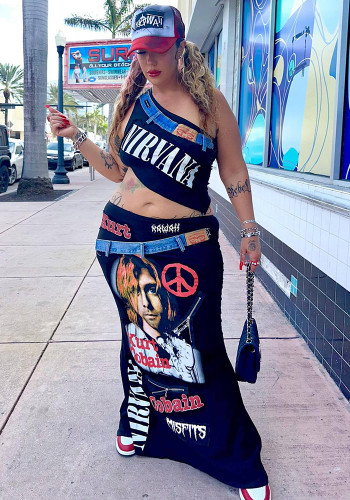 Women Summer Printed Sexy Maxi Dress