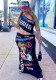 Women Summer Printed Sexy Maxi Dress