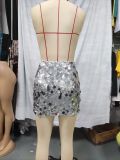 Sequined fashion women sexy short skirts