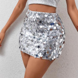 Sequined fashion women sexy short skirts