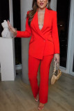 Autumn and winter fashion Casual Professional women's blazer pants two-piece suit