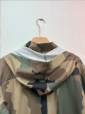 Women's Casual Fashion Multi-Pocket Zipper Camouflage Jumpsuit