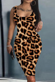 Women Summer Print Sleeve Dress