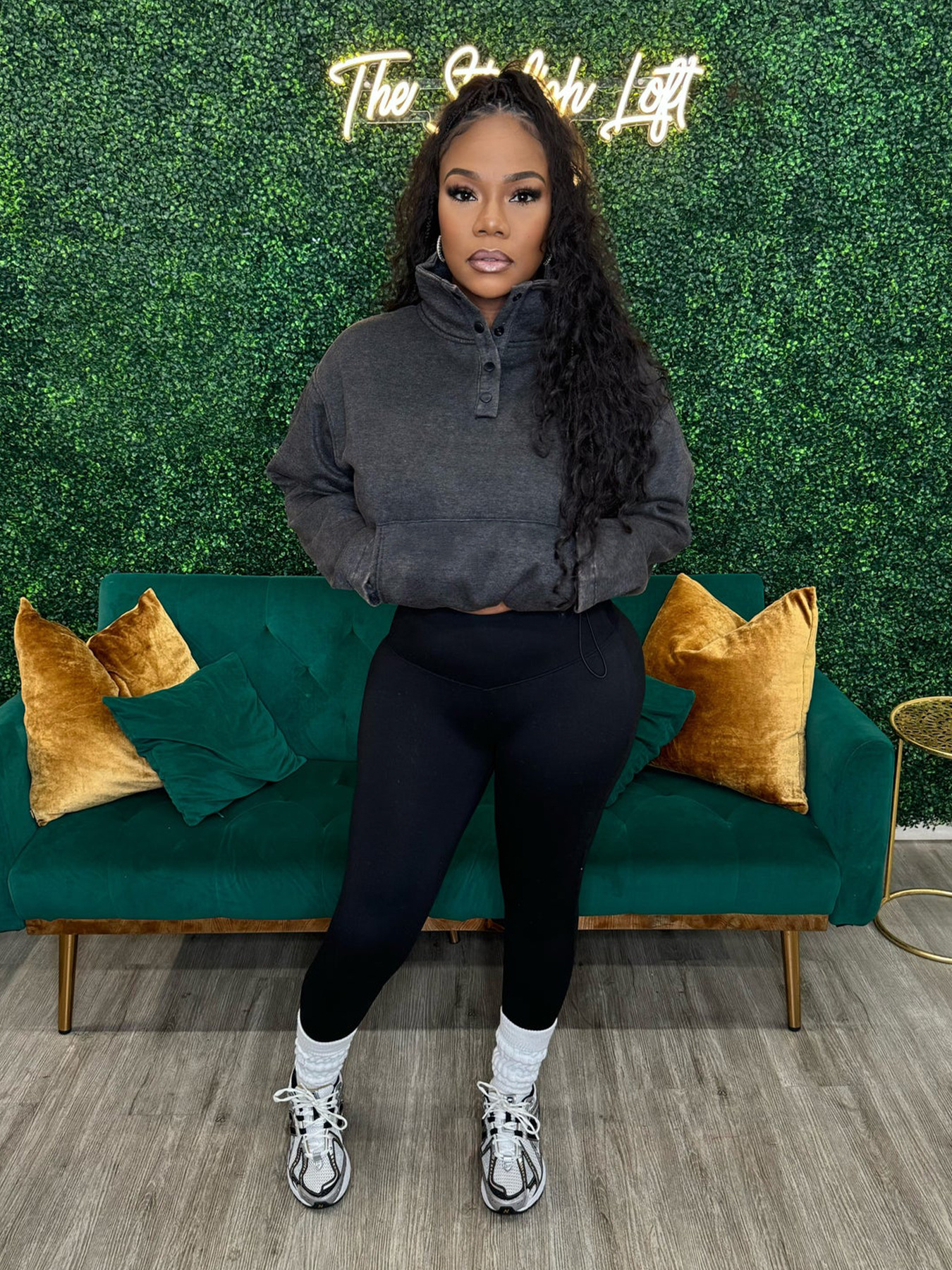 Women Sports Casual Top+Pants Two-piece Set