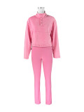 Women Sports Casual Top+Pants Two-piece Set