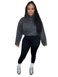 Women Sports Casual Top+Pants Two-piece Set