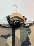 Women's Casual Fashion Multi-Pocket Zipper Camouflage Jumpsuit