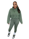 Women Sports Casual Top+Pants Two-piece Set