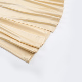 Strap Sexy Slit Fishtail Women Chic Slim Long Dress