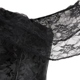 Shaping Party Club Women Lace Off Shoulder Corset
