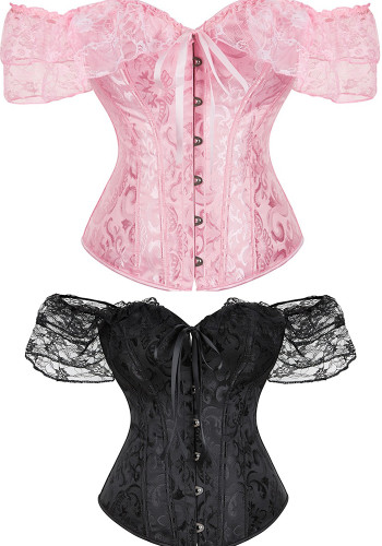 Shaping Party Club Women Lace Off Shoulder Corset