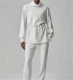 Women Autumn Long Sleeve Top and Pant Two-piece Set
