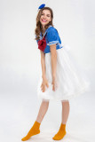 Female Sailor Role Cosplay Dress Mardi Gras Costume