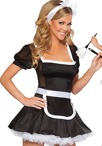 Mardi Gras Costume Halloween Maid Uniform