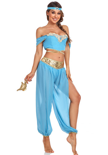 Halloween Arabian Goddess Costume Mardi Gras Party Costume