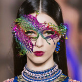 Colorful Lace Mask Halloween Christmas Carnival Night Dance Party Performance Props