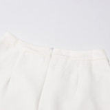 Women beaded top + skirt two-piece set
