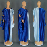 Women Plus Size African satin dress