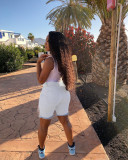 Women Spring and Summer Ripped Denim Shorts