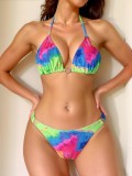 Sexy Bikini Lace Halter Neck Women's Two Pieces Swimsuits