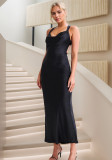 Women Spring Summer Halter Neck Backless Maxi Dress