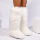 Women High-top Trendy Fur Warm Boots Snow Boots