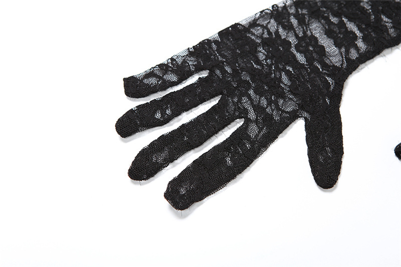 Women Sexy Lace Strapless Top Stockings Pants 2-piece Set