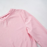 Women Spring Sexy Top and Shorts Sports Two-piece Set