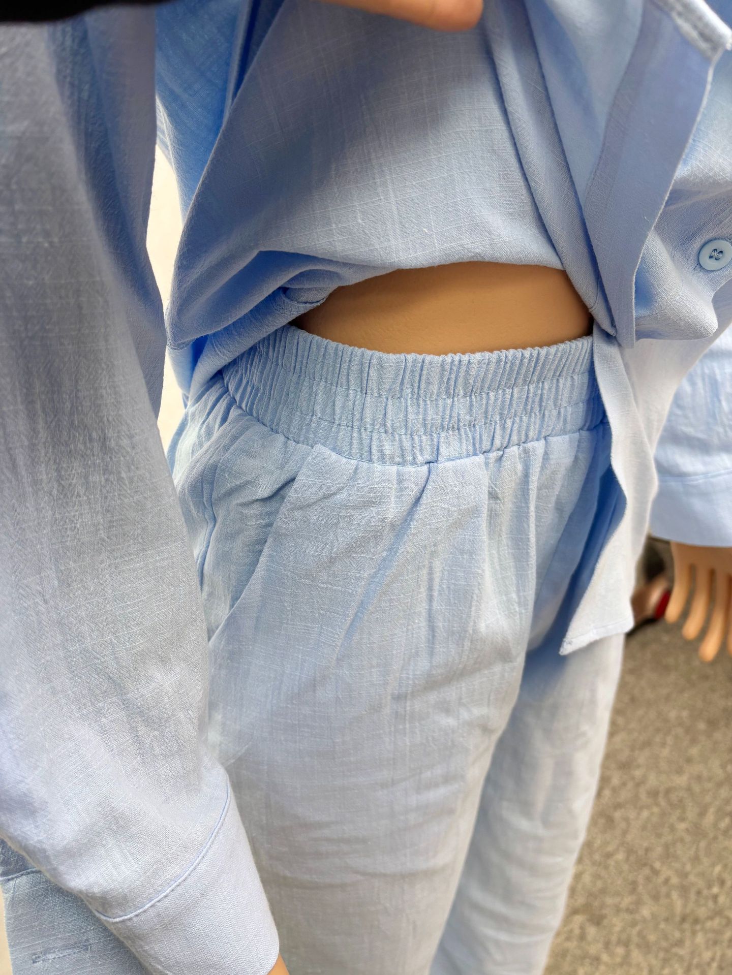 Women African shirt long pants two-piece set