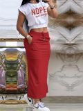 Women Printed Top and Skirt 2-Piece Set