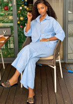 Women African shirt long pants two-piece set Women African shirt long pants two-piece set