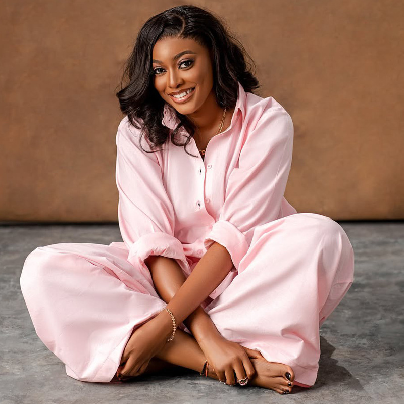 Women African long-sleeved shirt wide-leg pants Casual two-piece set