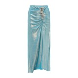 Women Straps embroidered one-piece swimwear