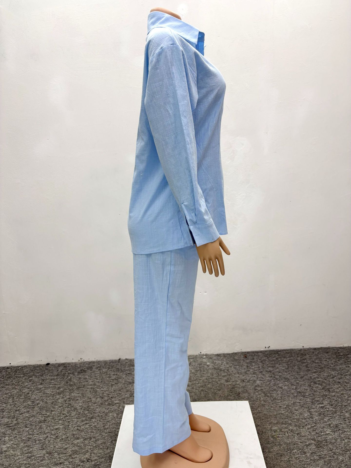 Women African shirt long pants two-piece set