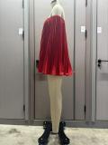 Women Summer Pleated Off-Shoulder Top and Shorts 2-Piece Set