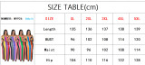 Plus Size Women's Summer Print Strap Sexy Bodycon Dress