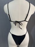 Two Pieces Swimsuit Women Solid Color Sexy Bikini