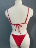Two Pieces Swimsuit Women Solid Color Sexy Bikini