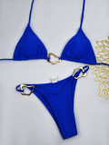 Sexy Lace-Up Two Pieces Bikini Set Women Swimsuit